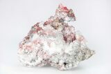 Vibrant-Red Cinnabar with Calcite - Cocineras Mine #212748-1